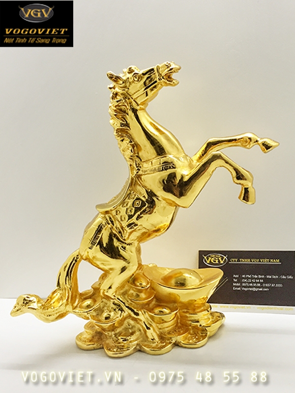 Ngựa Phong Thủy mạ vàng sản phẩm cao cấp quà tặng độc đáo 2